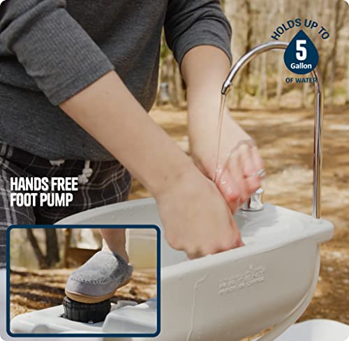Alpcour Portable Camping Sink – Indoor/Outdoor Travel Hygiene Station - Like New