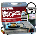 Grill Boss Dual Fuel Camp Stove for Camping Emergencies, 90057GB - Black - Like New