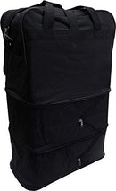 CLOUD NINE ROUNDTRIP ROLLING WHEELED DUFFLE BAG 36" - BLACK - Brand New