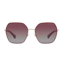 RALPH LAUREN SUNGLASSES RALPH RA 4138 911662 - BORDEAUX GRADIENT PURPLE - Like New