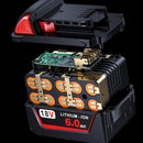 LONG FIT 1 PACK 18 VOLT BATTERY 6.0AH - BLACK - Like New