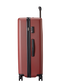 NINETYGO DANUBE LUGGAGE 24" HARD SHELL SUITCASE, SPINNER WHEEL 62L, 117806 - RED New