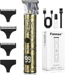 Fannas Hair Clippers for Men, Professional Hair Trimmer Barber Cordless - Gold - Like New