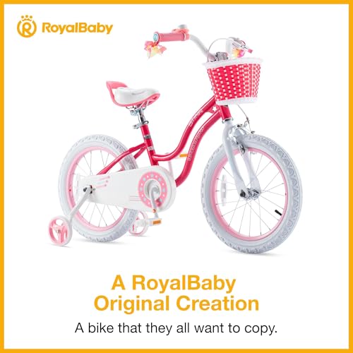RoyalBaby Girls Bike EZ Bike Stargirl Training Free Balance to Pedal - Like New