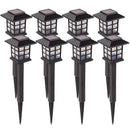 LAUREL CANYON 8 Pack Solar Pathway Lights, Outdoor Solar Landscape Lights - Like New