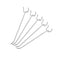 NEIKO 53102A 6” PEGBOARD HOOK ORGANIZER KIT, 50 PACK, HANGING HOOKS - SILVER - Like New