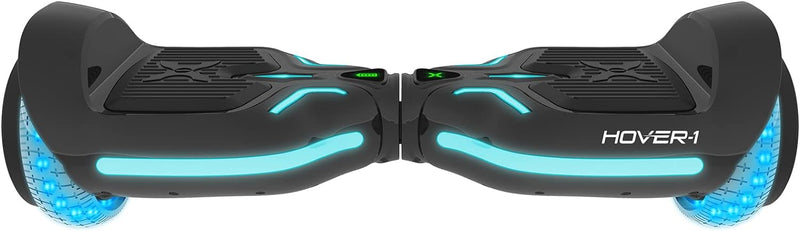 Hover-1 H1-100 Electric Hoverboard Scooter Infinity LED Wheel Lights - Black - Like New