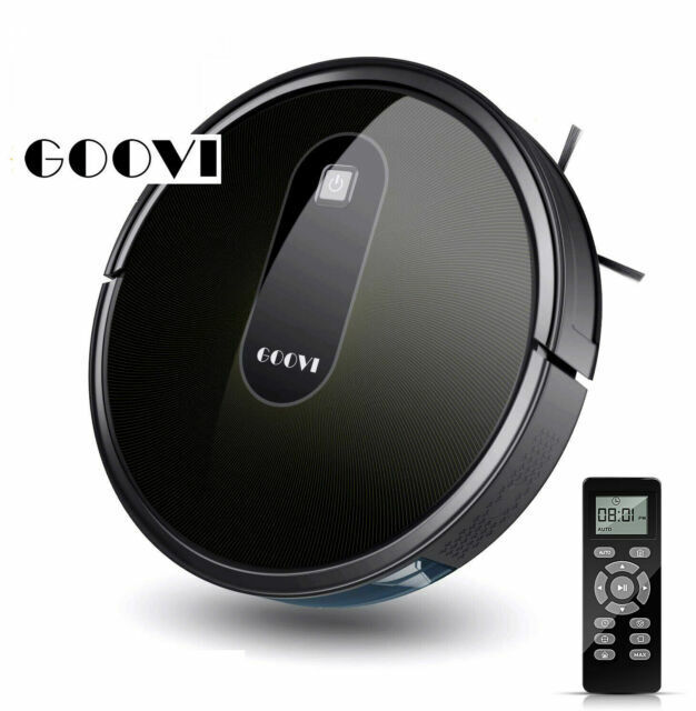 GOOVI D380 Robotic Vacuum Cleaner - Black - Scratch & Dent