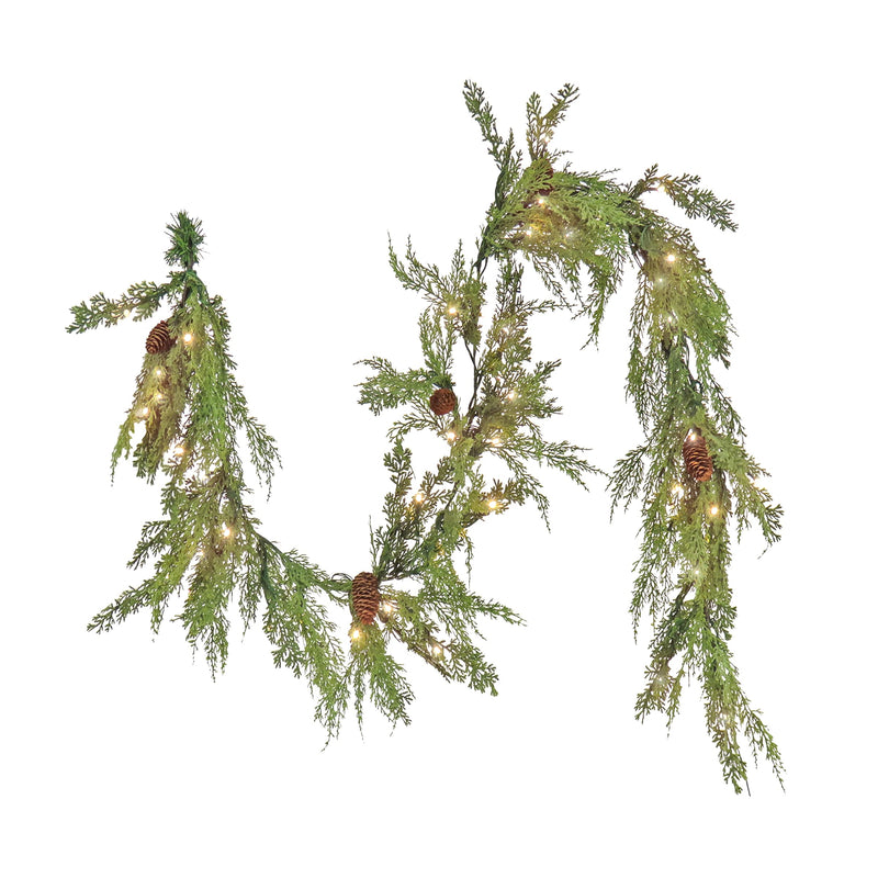 NATIONAL TREE COMPANY HGTV HOME COLLECTION UNLIT ARTIFICIAL CHRISTMAS GARLAND - Like New