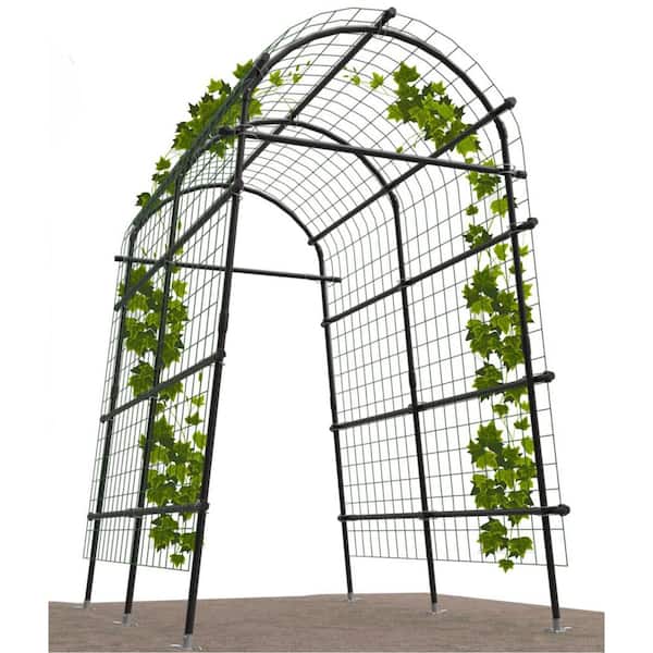 7 FT. EXTRA TALL POLYETHYLENE COATED STAINLESS STEEL GARDEN - Scratch & Dent