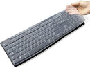 LOGITECH PROTECTIVE COVERS FOR K270 KEYBOARD - SILICONE - CLEAR - Brand New