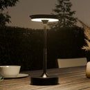 GLOBE ELECTRIC 60000176 10.5" 2W LED Outdoor Table Lamp - BLACK - Like New