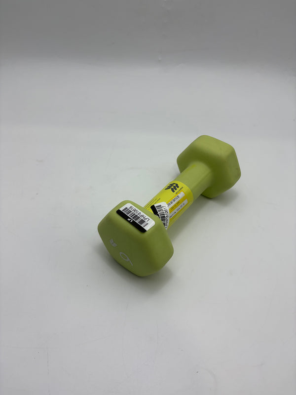 ALL IN MOTION DUMBBELL 6LBS LIME - PVC COATED, IRON - LIME - Like New