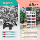 Wondersome Collapsible Shoe Rack Organizer - Retail Packaging - 12 Compartments - Like New