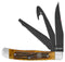 REMINGTON BACK WOODS TRAPPER MULTI BLADE FOLDER - BROWN/BLACK - Like New