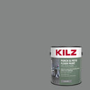 KILZ Porch & Patio Latex Floor Paint, Slate Gray, 1 Gallon B01MQCGX1T - Brand New