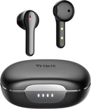 Tribit 5.2 Earbuds Qualcomm QCC3040 FlyBuds C2 True Wireless Headphones - Black - Like New