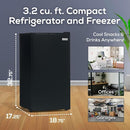 Igloo 3.2 Cu.Ft. Mini Fridge Single Door Refrigerator B0CCF8CY8B - White - Brand New