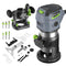 WORKPRO Compact Router Combo Kit, 6.5 Amp Compact Router Fixed Base - Like New