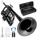 LeSage Bb Standard Trumpet Set for Beginner, Brass Student Trumpet - Black - Brand New