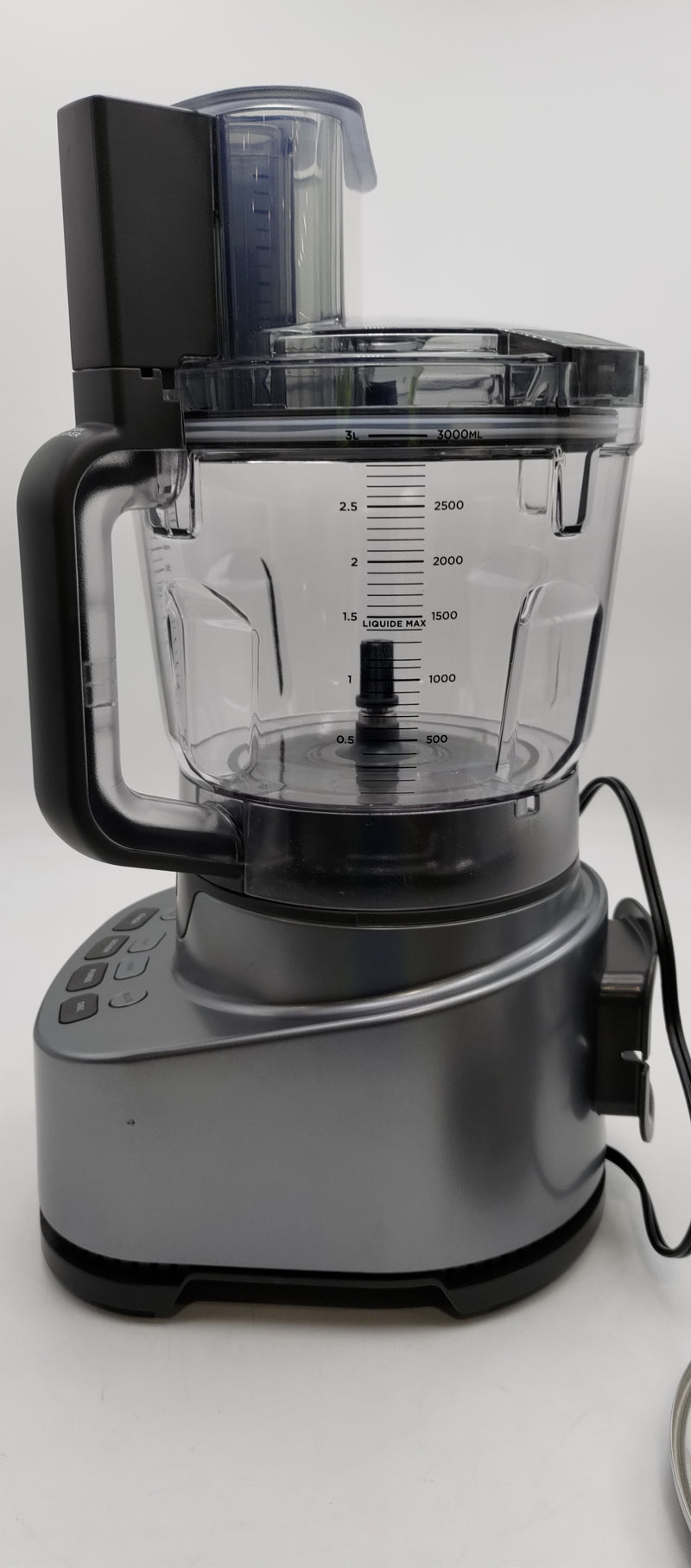 NINJA FOOD PROCESSOR, PROFESSIONAL XL, 4-IN-1, WITH ATTACHMENTS, NF700 - GRAY Like New