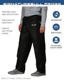 FROGG TOGGS MEN'S BULL FROGG WATERPROOF RAIN PANT SIZE: MEN XL BLACK - Like New