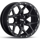 RockTrix RT107 17 Inch Wheel Compatible with Toyota Tacoma 17x9 6x5.5" Black - Brand New