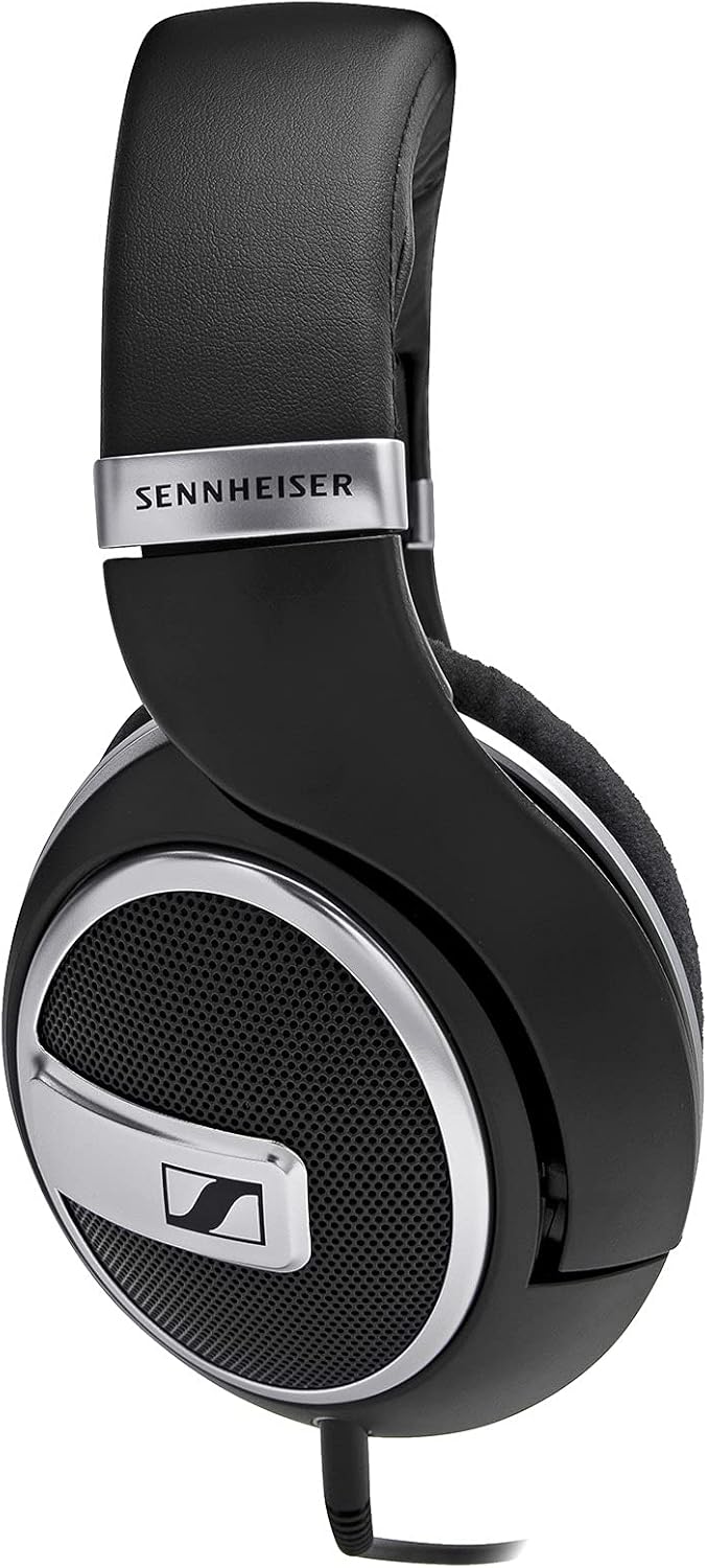 SENNHEISER CONSUMER AUDIO HD 599 SE AROUND EAR OPEN BACK HEADPHONE, BLACK/SILVER Like New