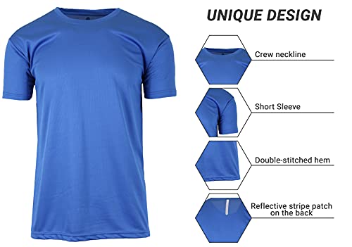 GALAXY BY HARVIC MEN'S MOISTURE WRINKLE PERFORMANCE REGULAR MUSCLE TEE 2XL - Brand New