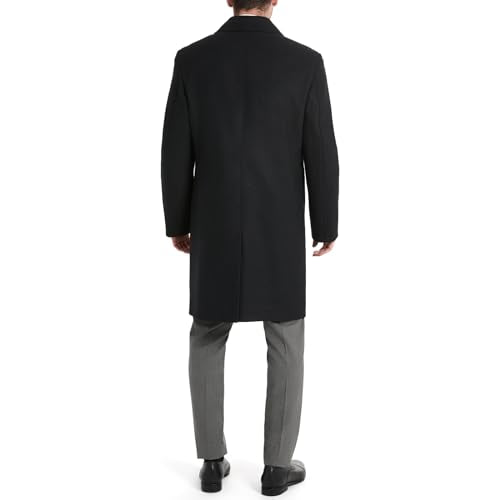 BEN SHERMAN MEN'S BRENTON DOUBLE BREASTED WOOL OVERCOAT - SIZE XXL - NAVY - Brand New