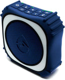 ECOXGEAR EcoEdge Pro Waterproof Bluetooth Speaker - BLUE Like New