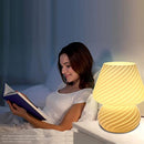 BSOD Mushroom Lamp, Glass Table Bedside Lamps Translucent Murano Vintage Style - Like New