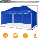 ABCCANOPY CANOPY TENT COMMERCIAL INSTANT SHADE 10X20 PREMIUM-SERIES - BLUE - Like New