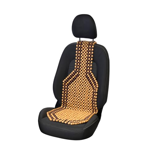 0323212 Car Seat Pad with Wooden Beads Light Brown - Scratch & Dent