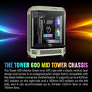 Thermaltake Tower 600 Matcha Green Mid-Tower ATX Case CA-1Z1-00MEWN-00 - Brand New