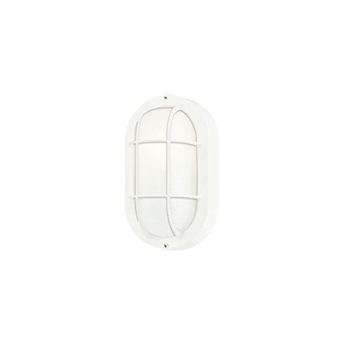 WESTINGHOUSE 6783500 TRADITIONAL ONE-LIGHT OUTDOOR WALL FIXTURE - WHITE - Like New