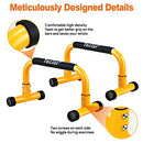 TECLOR STEEL PUSH UP BAR PARALLETTES BARS 660LBS HD-5055 - YELLOW - Like New