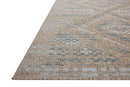 Loloi Amber Lewis Topanga Collection TOP-04 Natural/Aqua 5'-3" x 7'-6" Rug - Brand New