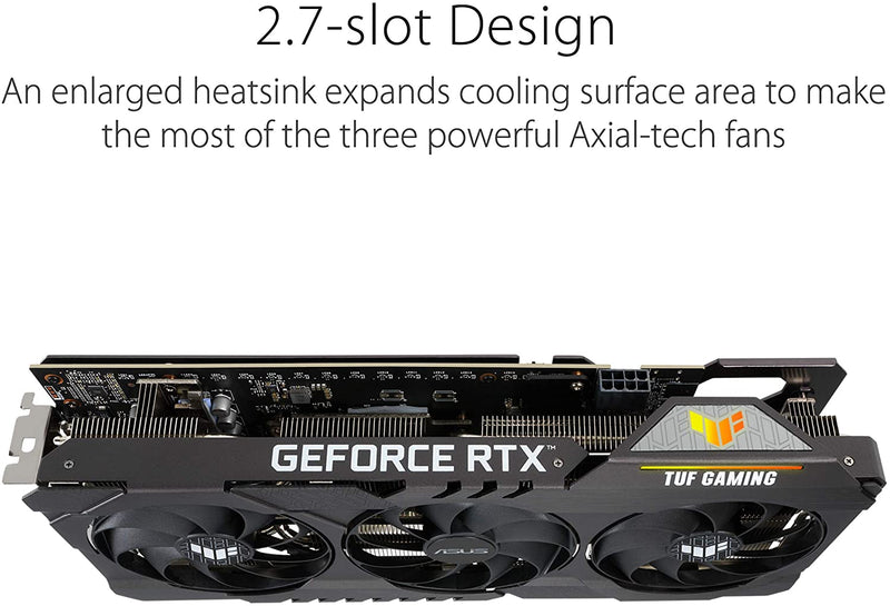ASUS TUF Gaming NVIDIA GeForce RTX 3060 OC 12GB TUF-RTX3060-O12G-GAMING Like New