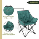 ARROWHEAD OUTDOOR Portable Folding Camping Quad Chair, Supports 250lbs - Green - Like New