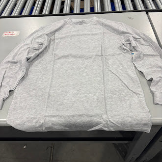 ACTION THREAD APARREL LONG SLEEVE TEE SWEATER MENS - SIZE: XL - GRAY - Brand New