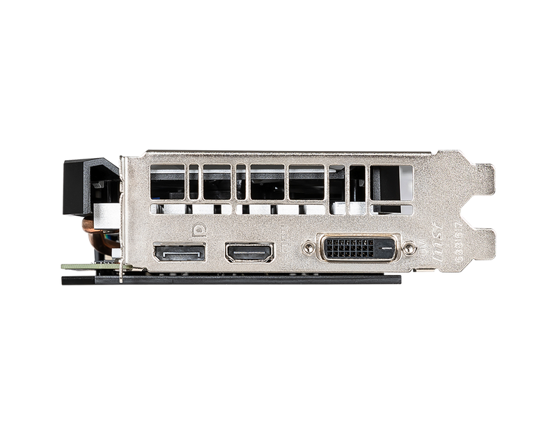 MSI GeForce GTX 1660 VENTUS XS 6G OCV1 GPU 6GB GDRR5 - Silver/Black - Like New