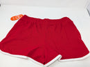 WONDER NATION GIRLS DOLPHIN HEM SHORTS - SIZE: YOUTH XL (14-16) - BRILLIANT RED - Brand New
