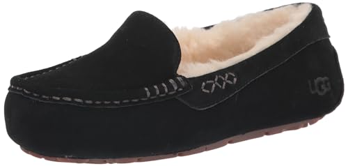 1106878 UGG WOMEN'S ANSLEY SLIPPER WOMEN SIZE 9 BLACK - Like New