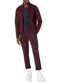 AMAZON ESSENTIALS MENS STRAIGHT-FIT CASUAL STRETCH CHINO PANT - BURGUNDY 28X28 - Brand New