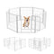 INFINIPOWER DOG PLAYPEN CAMPING YARD RV 24" 8 PANELS DOG PEN PUPPIES/SMALL DOGS - Like New