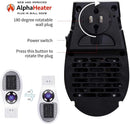 GENERIC PLUG-IN MINI HEATER TOASTY COMFORT ANYWHERE SIMPLY PLUG OUTLET - WHITE - Like New