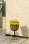 VEGTRUG LOW RAISED AQUA TOWER PLANTER WITH WATER RESERVOIR PQA-03USAQ - BLACK - Like New
