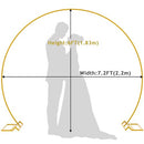 Wokceer Round Backdrop Stand, 9.5 FT Wedding Arch Backdrop Stand Circle - Brand New