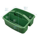 ECR4Kids 2-Compartment Large Storage Caddy Organizer, 6-Pack, Earthtone - Brand New